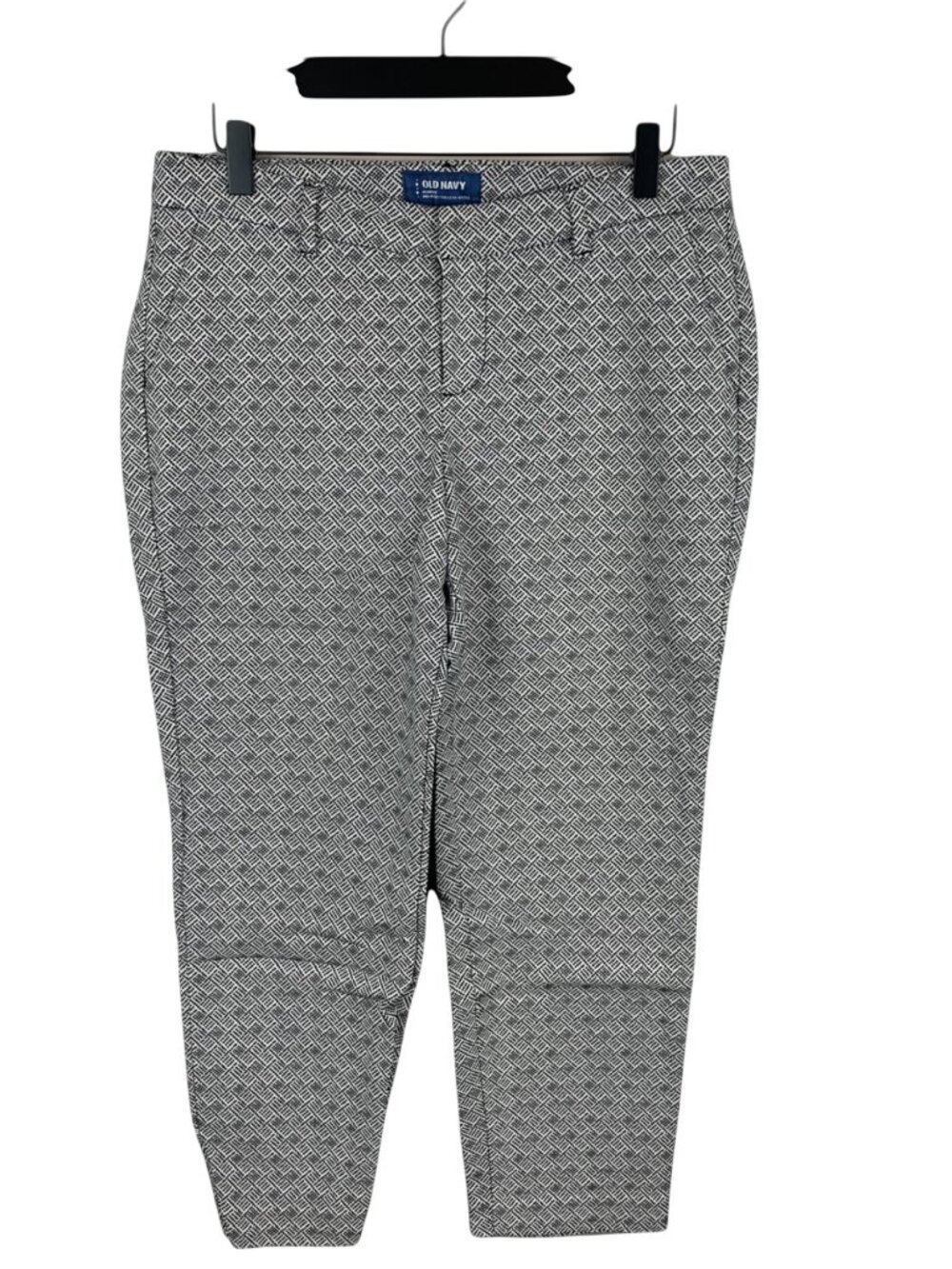 Old Navy Black and White Print Harper Ankle Pant Size 6